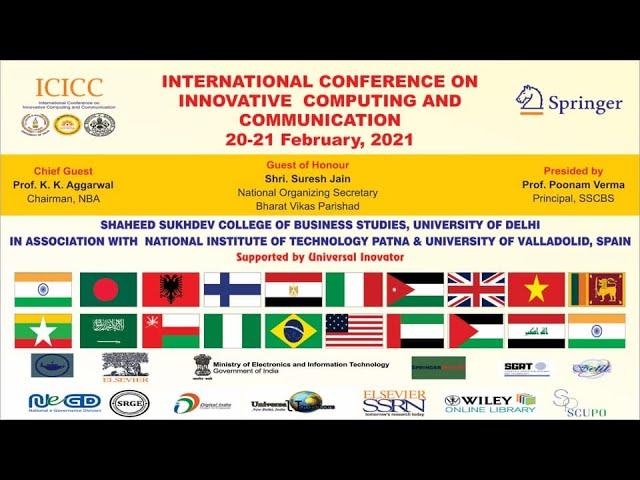 4th International Conference on Innovative Computing and Communication (ICICC-2021) : Day 1