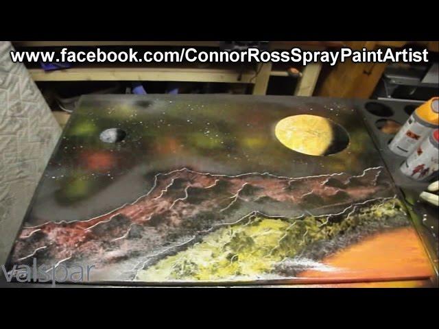 How To Spray Paint Art - Only 5 Colours (Valspar) With Driftington AKA Connor