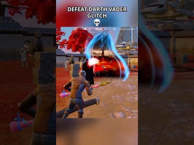 GLITCH DEFEAT DARTH VADER in Fortnite Season 3 (Chapter 6) #fortnite #foryou #fyp #shortsfeed