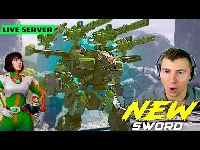 NEW Sword Robot Is RIDICULOUS... #1 Robot In The Game - COOKING The Live Server | War Robots