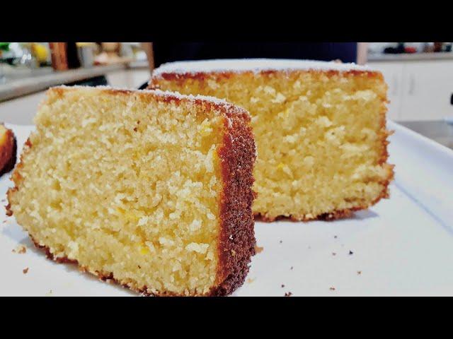 Super Moist and Fluffy Lemon Pound Cake | Easy Recipe