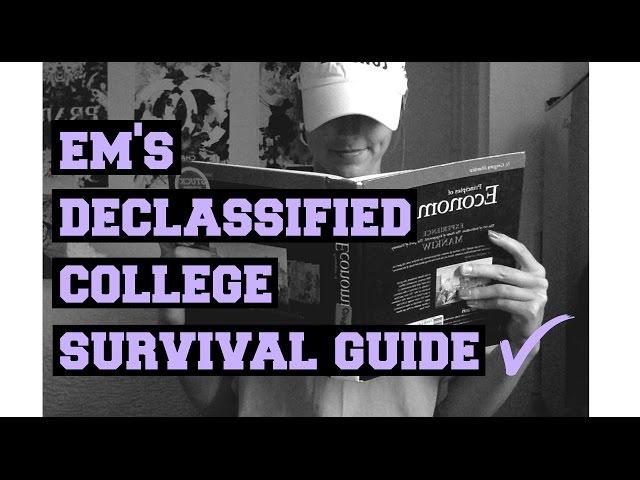 em's declassified college survival guide + CAMPUS TOUR!