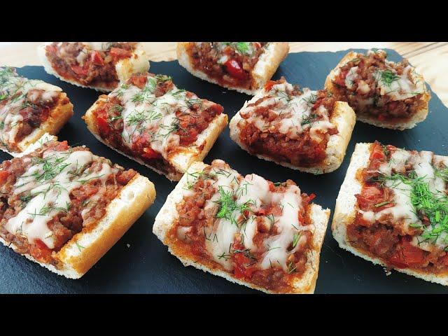 Быстрая закуска! Лучше бутербродов, пиццы и котлет!