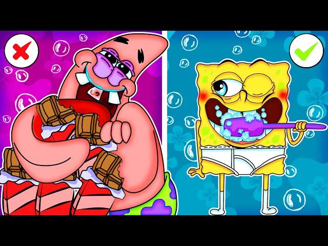 POOR SPONGEBOB:(Patrick Star Has Tooth Decay | Animation Complete Edition | Poor Spongebob Life
