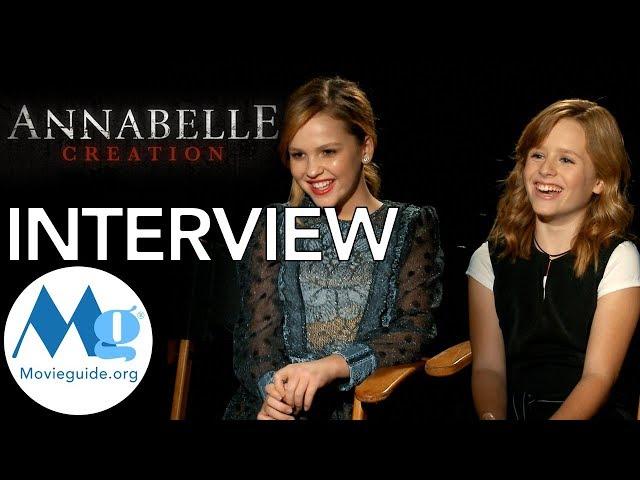 ANNABELLE: CREATION Interview Talitha Bateman &  Lulu Wilson