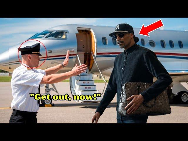 Racist Guard Blocks Snoop Dogg From His Jet, And What Happens Next Shocks Everyone!