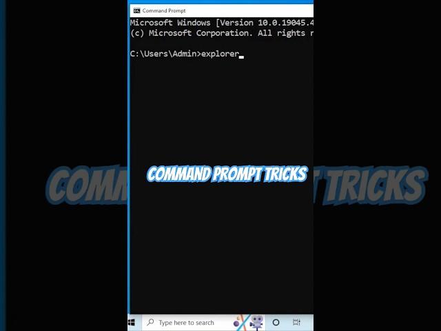 Command prompt Tricks #ytshorts #computer #commandprompt #viral #windows10 #windows11