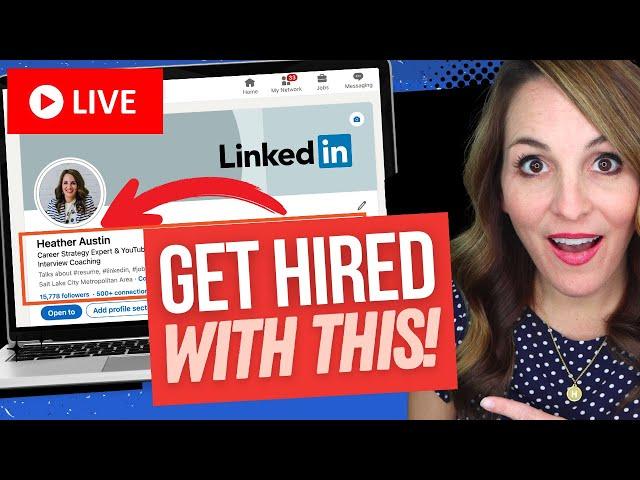  (LIVE) LINKEDIN MASTERCLASS - BUILD AN ALL-STAR LINKEDIN PROFILE!