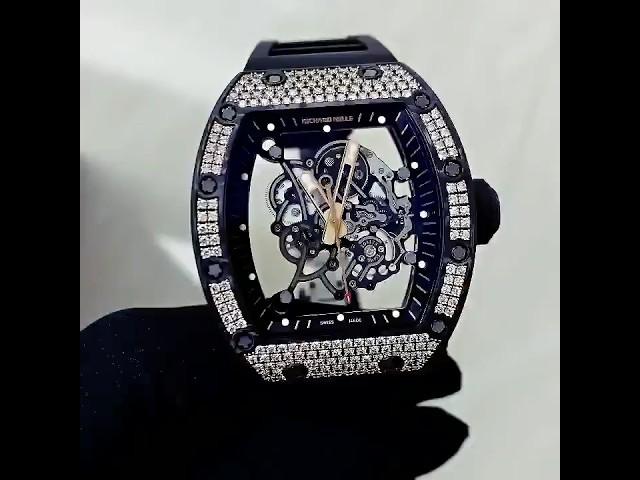 理查德米勒 Richard Mille RM 055 Bubba Watson Rose Gold TPT Med Set Diamonds  #shorts #richardmille