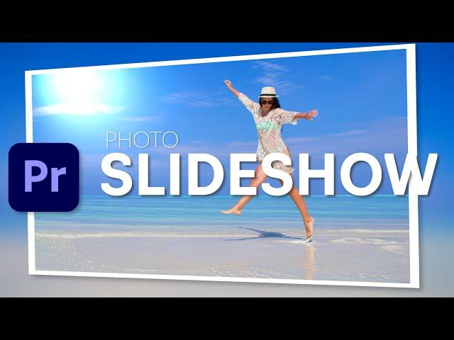 Clean Professional PHOTO SLIDESHOW tutorial in Adobe Premiere Pro