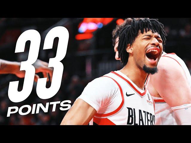 Shaedon Sharpe DROPS CAREER-HIGH 33 PTS in Rose City! | November 13, 2024