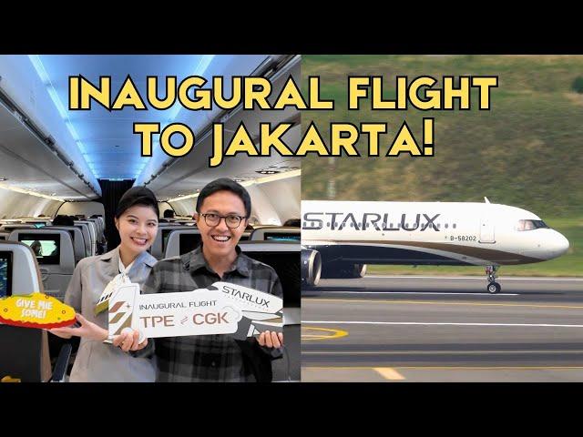 STARLUX TO JAKARTA! INAUGURAL FLIGHT JX761 TAIPEI TO JAKARTA | MASKAPAI TERBARU TAIWAN DI INDONESIA!