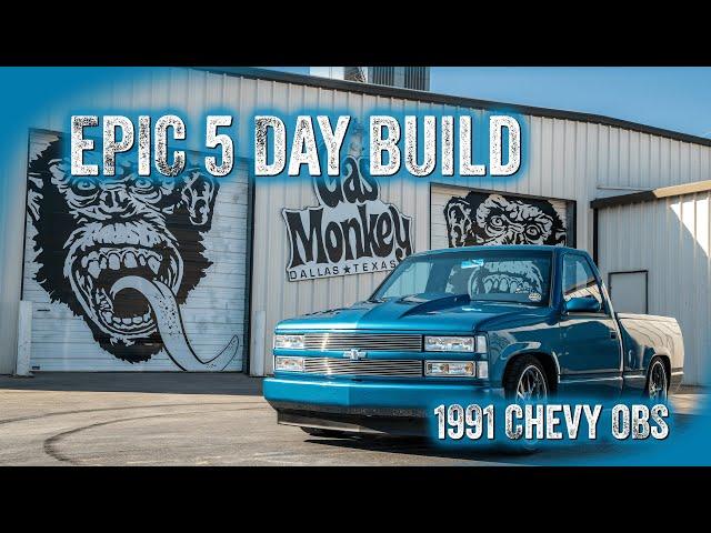 Epic 5 Day OBS Build - GAS MONKEY GARAGE