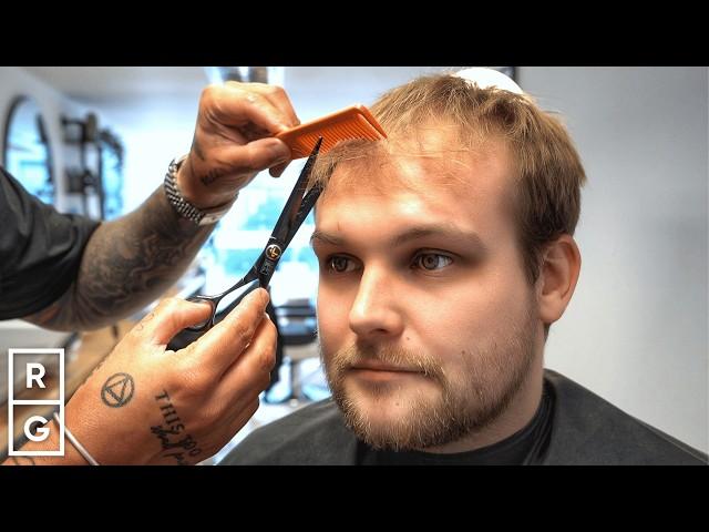 The BEST Haircut for a RECEDING Hairline | Talking Hair Loss