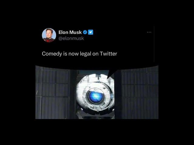 Elon Musk Tweet read by Wheatley from Portal 2 Again