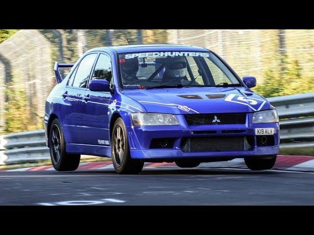 Mitsubishi Evo 7 FLAT OUT on the Nürburgring!