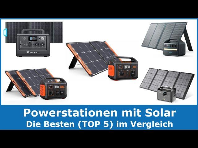 Powerstationen mit Solarpanel 2024 (TOP 5)  Powerstation Testsieger im Vergleich (gut und günstig)