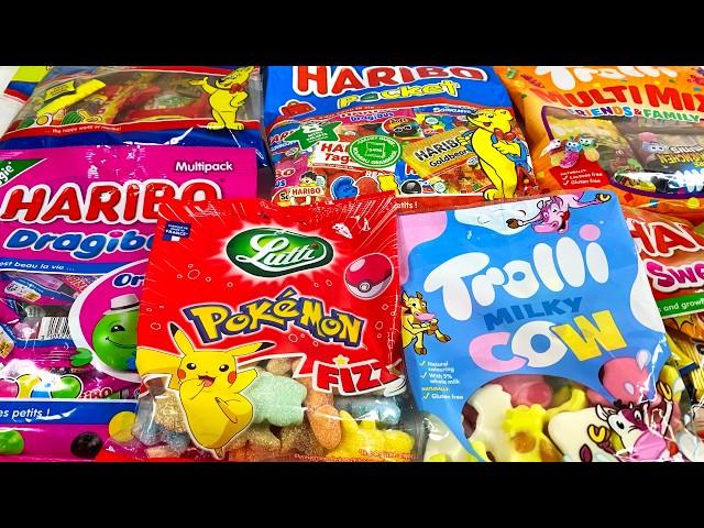 Satisfying ASMR Haribo Candies Unboxing