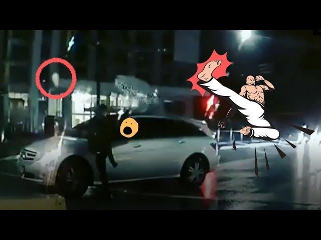 Vancouver's Worst Drivers: Angry Pedestrian Kicks Off Side Mirror!