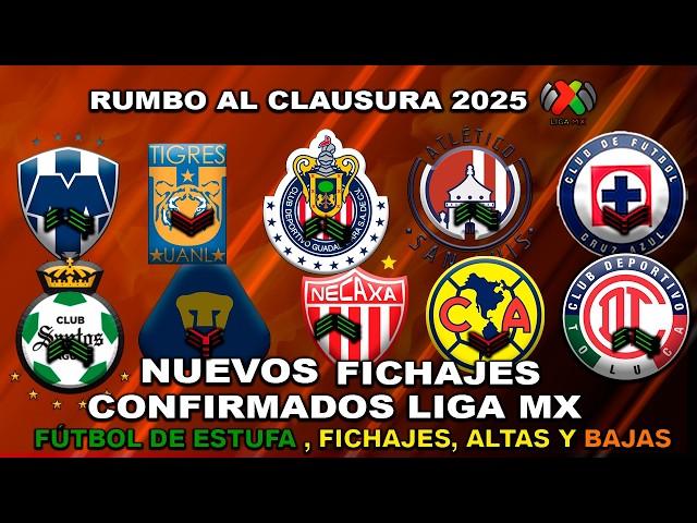  NUEVOS FICHAJES CONFIRMADOS LIGA MX CLAUSURA 2025 | LUIS CHÁVEZ FICHAJE DE CHIVAS? BAJAS AMÉRICA!