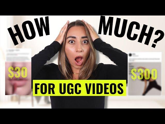 How much to charge as a UGC Content Creator (Pricing, Invoicing, and Contracts for UGC videos)