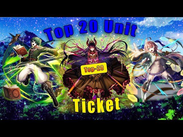 Top 20 Unit ticket