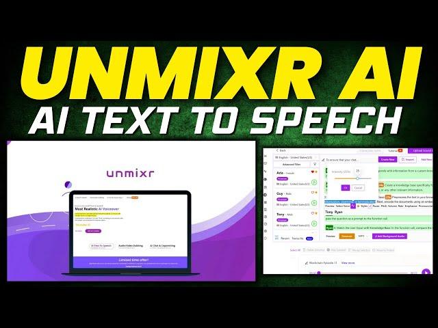 Unmixr AI Review: Natural Emotion Based AI text-to-speech, Dubbing, and AI Chatbot