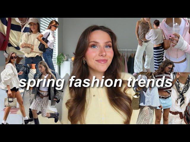 SPRING FASHION TRENDS 2025 | what to wear this spring! (wearable, pinterest inspired, outfit inspo!)