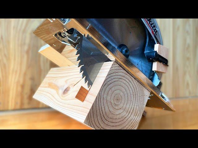 5 Simple Circular Saw Hacks | Woodworking joints