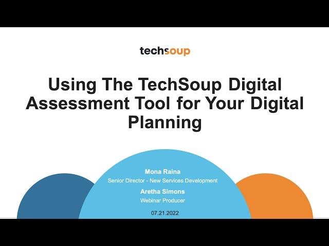 Using the TechSoup Digital Assessment Tool for your Digital Planning