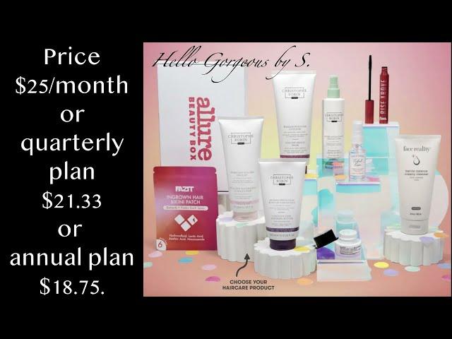 allure  -JUNE 2024-  Beauty Box.  Full-Spoilers.