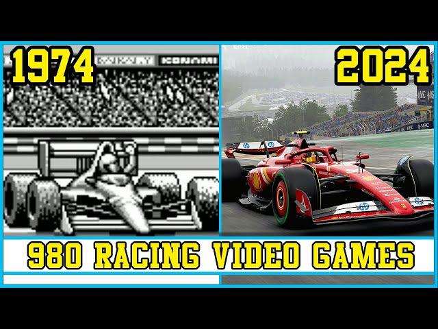 RACING video games evolution [1974 - 2024]