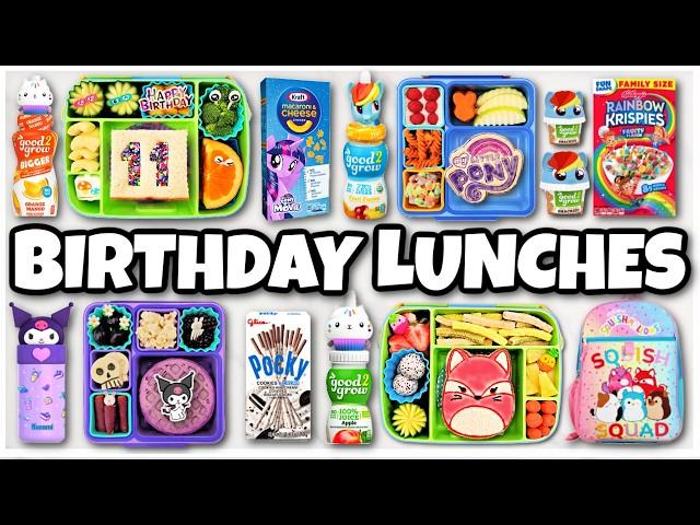 School Lunch TAKEOVER!  Lily's Birthday Lunches - Bunches of Lunches