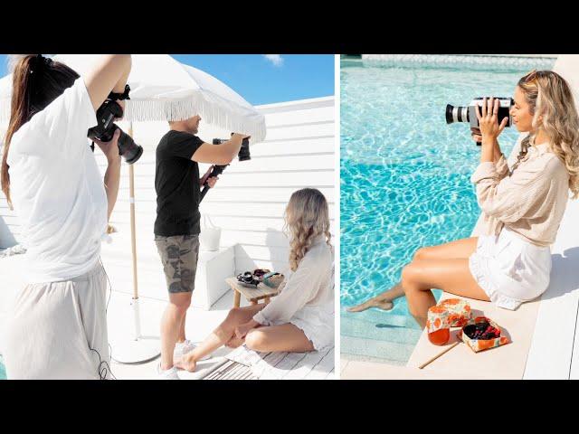 Lifestyle Photography & Videography for Product: STUNNING Location shoot Behind The Scenes