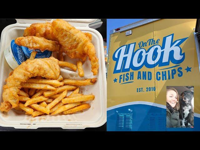 On the Hook fish and Chips.  Est. 2016