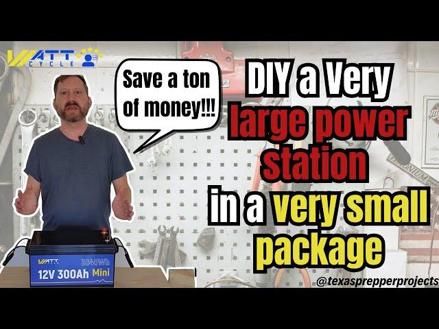 DIY Power Station with WattCycle 12V 280Ah Mini Battery | Compact Size, Big Power!