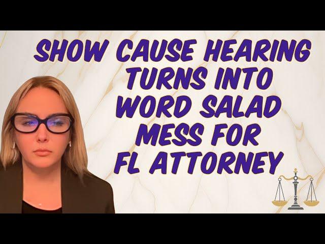 FL Attny Faces Sanctions After Canceling Mediation & Ignoring Everyone for Months!