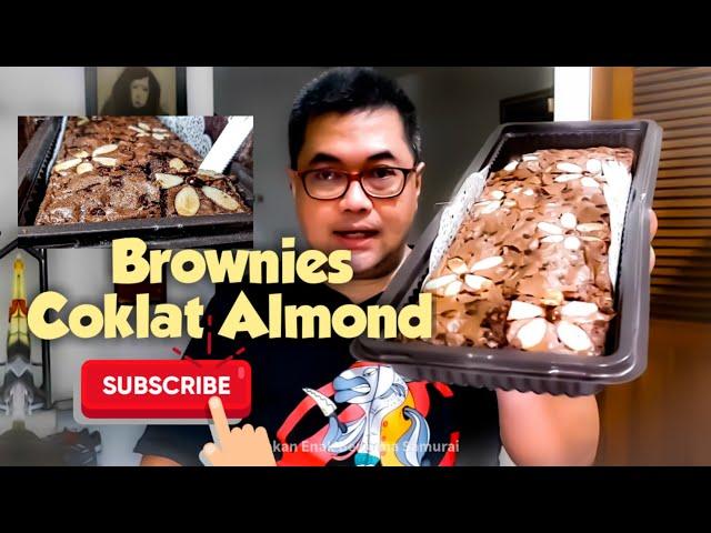 Brownies Coklat Kacang Almond Dapur Bunda Evo Surabaya || Makan Enak Bersama Samurai