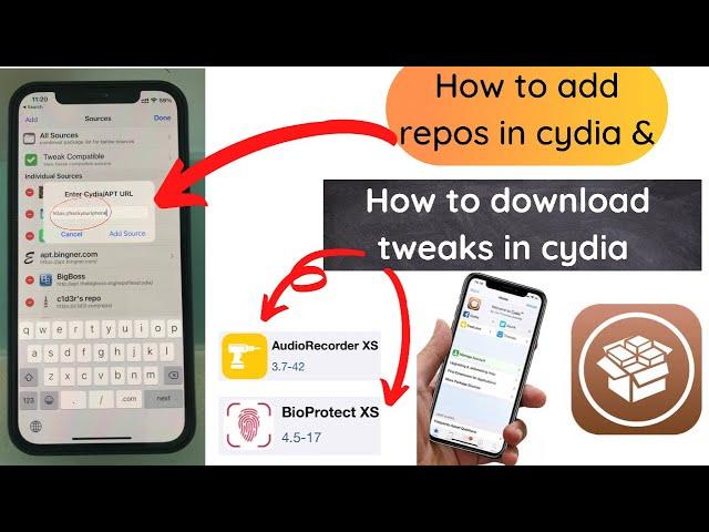 How to add repos or sources to cydia | how to download tweaks from cydia |