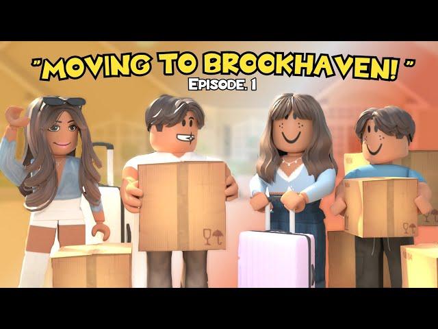 FAMILY MOVES TO BROOKHAVEN... | MOVING DAY | Episode 1| Brookhaven Roleplay| VOICED