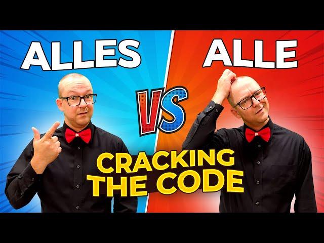 Confused by Alles and Alle in German? Watch This! - Shallow German Deep Dive