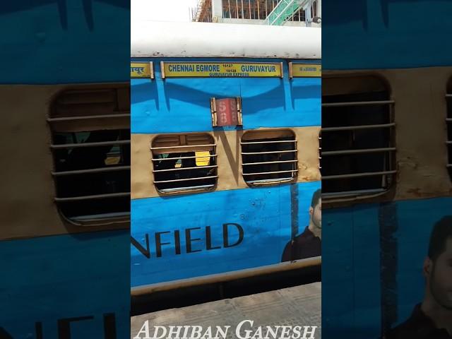 GURUVAYUR EXPRESS  Travel Vlog |  Daily 1100 KM Train from KERALA to CHENNAI  | Adhiban Ganesh