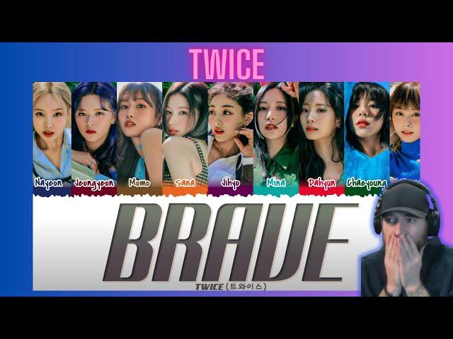 TWICE "BRAVE" LYRIC MUSIC VIDEO REACTION!