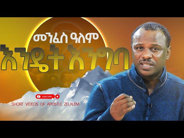 መንፈስ ዓለም እንዴት እንግባ? Short Videos Apostle Zelalem