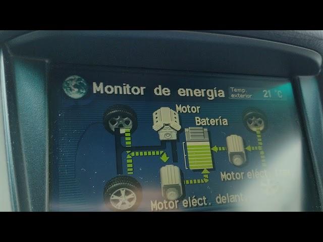 Lexus RX400h 2005 - driving uphill in EV mode on a 16 year old ORIGINAL traction battery...