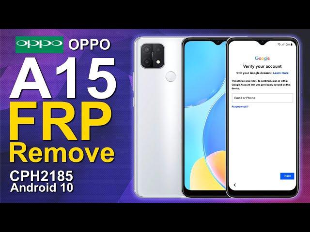 Oppo A15 Bypass FRP Android 10 Without PC Free Work 100%