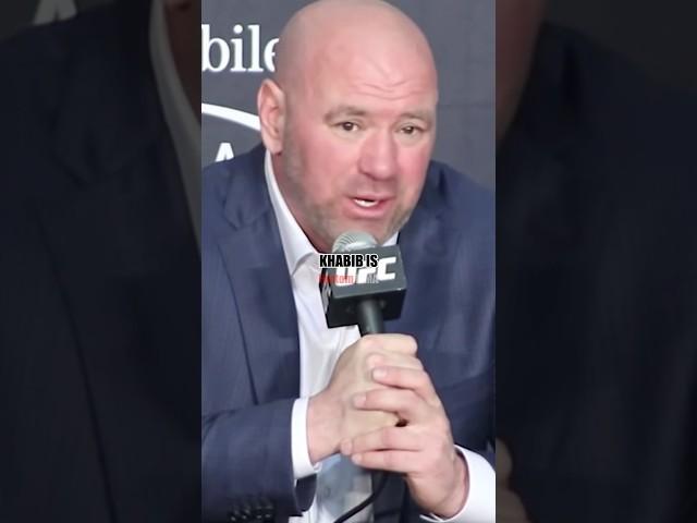 Why Dana White Didn’t Like Khabib Retiring