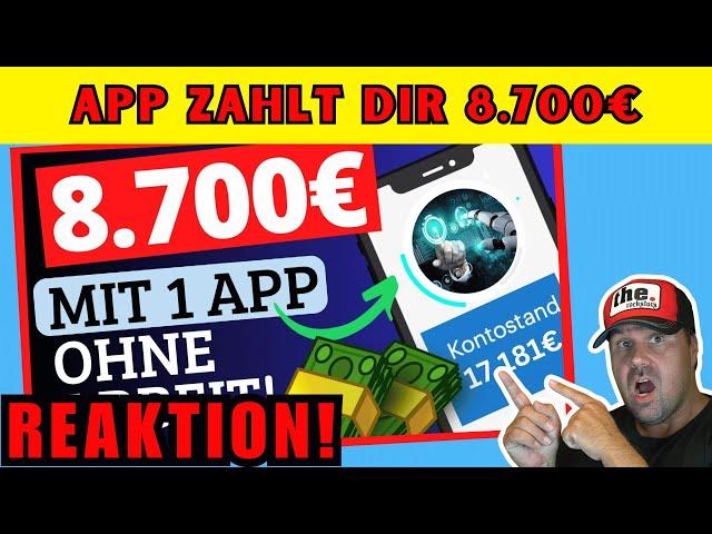 BEWEIS: Diese APP zahlt dir 8.700€ (Online Geld verdienen - Trendjumper Update) | Michael reagiert