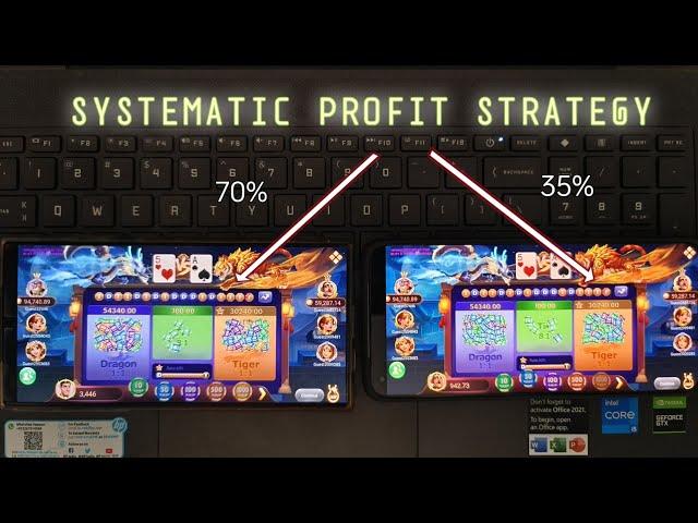 dragon vs tiger new tricks || systematic profit strategy for long term