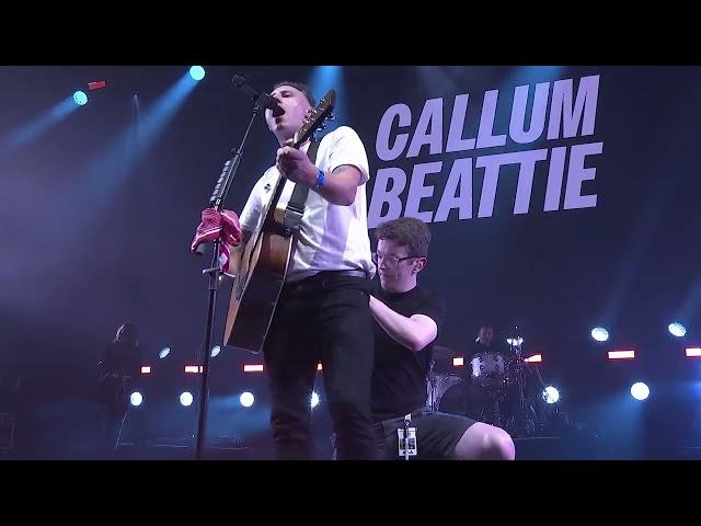 Callum Beattie performs "Heart Stops Beating" in Glasgow's OVO Hydro for Clyde 1 LIVE